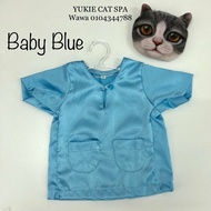 Baju Raya Kucing Baby Blue