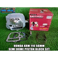 MUTARRU CYLINDER BLOCK SET FOR HONDA XRM 110 56MM SEMI DOME PISTON