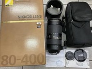 [保固一年][高雄明豐]公司貨 Nikon AF-S 80-400mm F4.5-5.6G ED VR 便宜賣 [M16