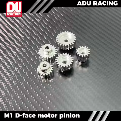 ADU RACING 42CrMo motor gear pinion M1 D-FACE for 5mm shaft motor 15-24T 4274 4278 4990