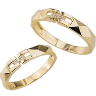 14K Gold Ring Smooth Plain Couple Jewelry