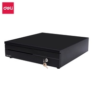 Deli DL-405 Five Grids Three Gears with Lock Commercial Money Savings Cash Register Cash Box Drawer 