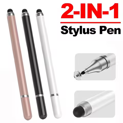 Universal Cell Phone Tablet 2 In 1 Capacitive Stylus Pen Drawing Pens For iPhone/Android All Tablet 