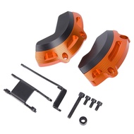 Ultrsupplier Vỏ Động Cơ Bên Trái & Bên Xe Máy Vỏ Stator Bảo Vệ Trượt Phụ Kiện Cho KTM 790 Duke 2018