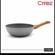 Cyprus marble pan fry wok 28cm Induction pan