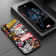 Phone Case Ironman Marvel 061A For Samsung S23 S24 S25 S20 S21 S22 FE Plus Ultra A17 A33 A34 A42 A52