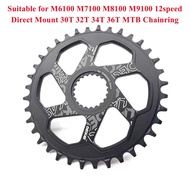 Shimano DECKAS 1X12s Bike Chainring MTB Narrow Wide Bicycle Chainwheel for Shimano M6100 M7100 M8100 M9100 12speed Direct Mount Crankset