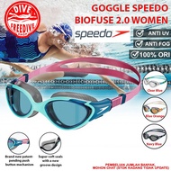 Speedo Biofuse 2.0 Fitness Women Goggle's Swimming Adult Swimming Goggles Women's Swim Silicone Swim