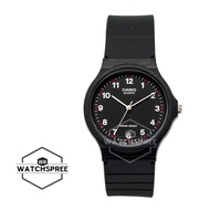 [Watchspree] [K] Casio Classic Analog Black Resin Band Watch MQ24-1B MQ-24-1B