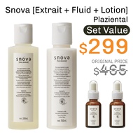 Snova [ Japan Ver. Plaziental Extrait(2bottles) + Fluid + Lotion ] Set (100% authentic, Ship from Singapore)