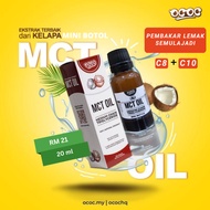 Mini MCT Oil OCOC Dr Rizal 20ml / Pure Coconut Oil / Colorless / C8 C10