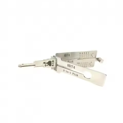 LISHI HD74 Flat Milling Honda, Suzuki, KYMCO, Kawasaki and Other Motorcycle Left Groove 2-in-1 Tool