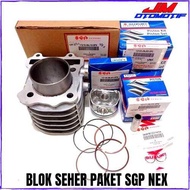 Blok Seher Piston Kit Komplit Suzuki Nex Original SGP