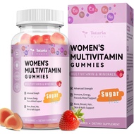 Totaria Sugar Free Multivitamin Gummies for Women 18+ With Iron Inositol Folate Biotin Vitamin A C B