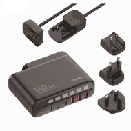 SUPER FAST CHARGING HUB GaN 6 PORT GaN 140W LDNIO A6140C