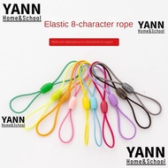 YANN DIY Handmade Accessories, Plastic Nylon Rope 8-shaped Elastic Rope, Access Card Hanging Rope