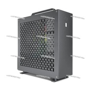 2024 Spot Lzmod Mini A24-V5 2.0 Dual Slot Single Display 1U Power Supply ITX Chassis with Double-Sid