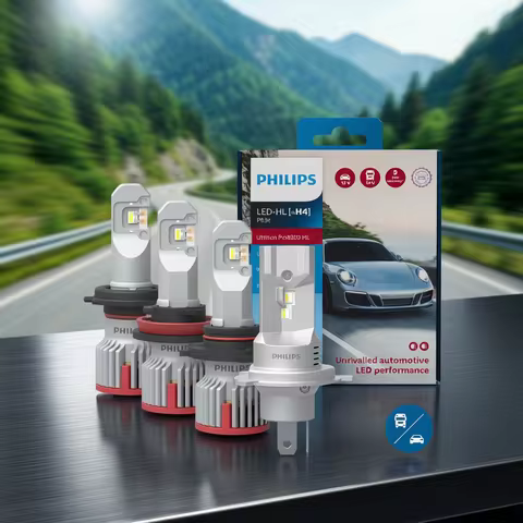 Philips Ultinon Pro9200 HL H11 H9 H7 H4 Car LED Headlight New Version HB3 HB4 9005 9006 12V +400% Co