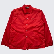 Bitch Skateboards 1990s Red Red Mens Nylon Coach Jacket - Unisex - M