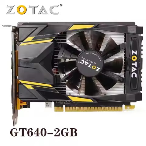 Original ZOTAC Video Card GeForce GT640 2GB 128Bit Graphics Cards GPU Map For NVIDIA GT640 2GD3 HDMI
