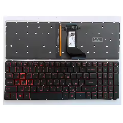 Russian Backlit keyboard for Acer Nitro 5 AN515 AN515-51 AN515-52 AN515-53 AN515-41 AN515-42 AN515-3