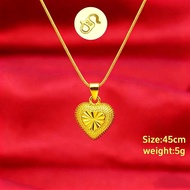 916 Gold Necklace Women Chain for Men Rantai Leher Emas 916 Pendant Chain Jewellery Hypoallerginic K