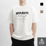 D2shop Brave men's t-shirt, loose fit, cotton material, soft and cool - B-8003