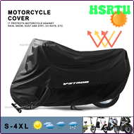 HSRTU สำหรับ SUZUKI Vstrom DL 250 650 1000 V-Strom 650XT 1000XT ผ้าคลุมรถจักรยานยนต์กลางแจ้งกันน้ำที