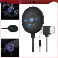 [Blesiya] MagiDeal 2 in 1 FM Transmitter Base Bluetooth V5.0+EDR 5x5x1.7 cm for Car TV