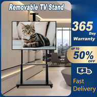 32-85 Inch Tv Stand Portable Tv Trolley Stand LED LCD Monitor Universal Lcd Kaki Bracket with Wheels