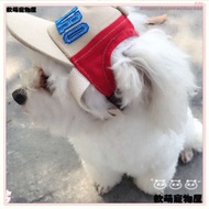 [Pet Sun Hat] New Style Dog Sun Hat Outing Sunshade Net Breathable Baseball Cap Teddy Hat Dog Hat Pe