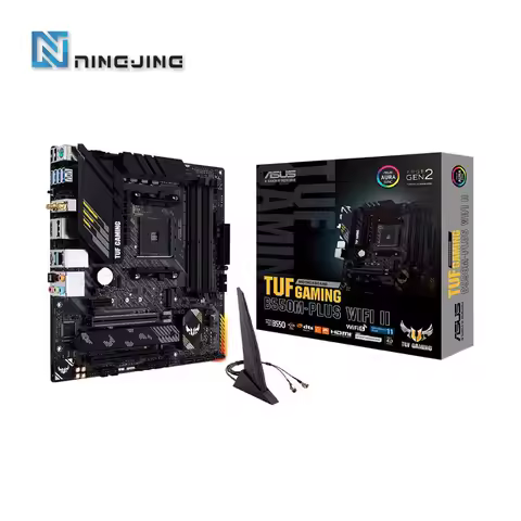 ASUS New TUF GAMING B550M-PLUS WIFI II B550 AMD microATX motherboard Socket AM4