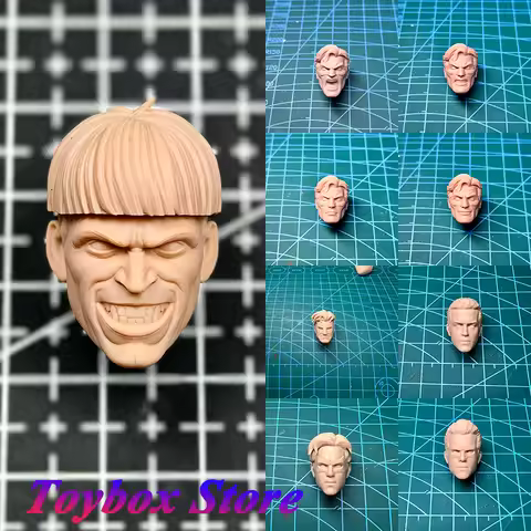 1/12 Green Lantern Movie Series White Model Head Sculpt Ryan Kyle Guy Gardner Mini Carving Toys For 