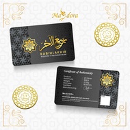 MASDORA 999.9 Gold 1/2 Dinar (2.125GM) Islamic Calendar Collection ~ RABIULAKHIR (EMAS 999.9/24K)