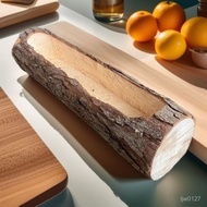 Wooden Slot Flower Succulent Log Pot Solid Wood Potted Wall-Mounted Tianya Shooting Props CT3G