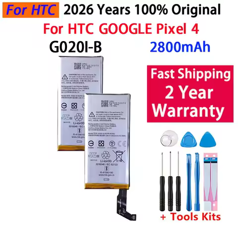 Fast Shipping 100% Original Replacement Battery For Google Pixel4 Pixel 4 G020I-B Genuine 2800mAh Ph