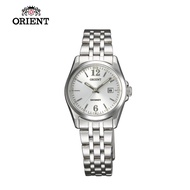 Orient Contemporary Silver Stainless Steel Analog Quartz Watch For Women Or-Ssz3W004W