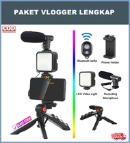 Paket vlogger lengkap vloger hp - Vlog hp lengkap camera youtuber - Vlog set kamera mic - Vlogging k