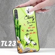 Ốp lưng KÍNH cho Samsung A30S / A50 / A50S/ A70/ A90 5G in hình thư pháp LỘC - CHA MẸ- BÌNH AN- TÂM