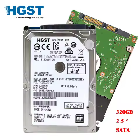 Hitachi Brand 2.5" SATA HDD 250GB 320GB 500GB 750GB 1TB HGST Laptop Desktop Internal HDD 2.5" 5400RP