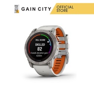 Garmin Fenix 7 Pro 51mm Watch Titan W Fog Gray/ember Orange Gm-010-02778-64
