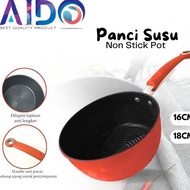 Milk Pan Non-Stick Pan 18Cm Thick Handle Pan mie Non-Stick Pan 16Cm ||