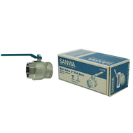 บอลวาล์วซันวา SANWA ขนาด 3 (3นิ้ว)  ทองเหลือง 1 กล่อง S