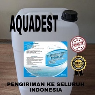 Aquadest Aquades Distilled Water Air Suling 20 Liter