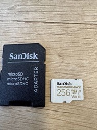SanDisk Max Endurance 256GB MicroSD 記憶卡連轉卡