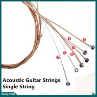 KUM Acoustic Guitar Strings E B G D A Single String Gauges 012 014 024 027 035 040