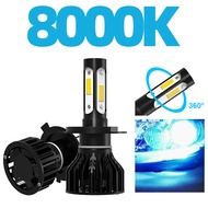 35000LM Four Sided Chip 6000K/8000K Car LED Headlights H4 H7 H11 LED Headlights 9005 9006 HB3 HB4 LE