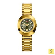 RADO Watch R12416533 / DiaStar The Original Automatic / Women's / Date / Stones / 27.3mm / SS Bracelet / Green Gold