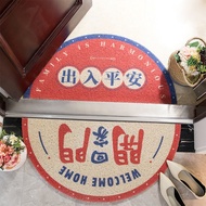 PVC Silk Circle Floor Mat Creative Floor Mat Access Safe Floor Mat Door Floor Mat Anti-slip Floor Ma