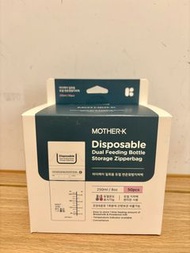 Mother K 雙重夾鏈溫感免洗奶瓶袋 50個裝